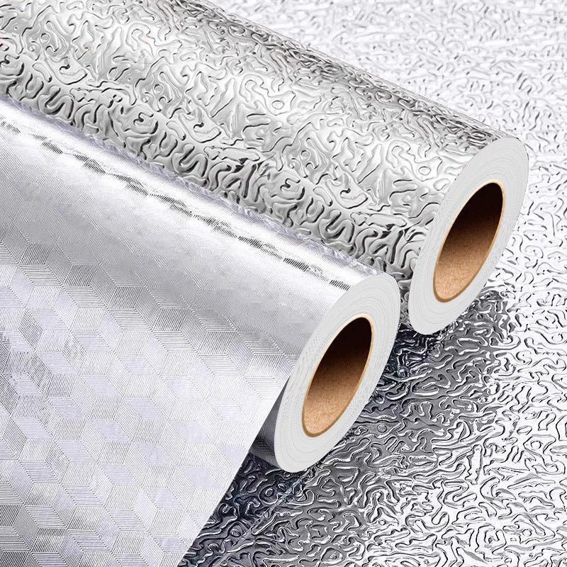 Kitchen Oil-Proof Fire-Proof High Temperature Resistant Aluminized Paper – Modern Wall Sticker