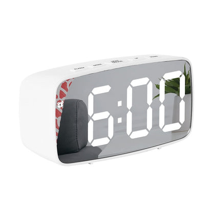 Creative Mirror Alarm Clock Multifunctional LED Clock