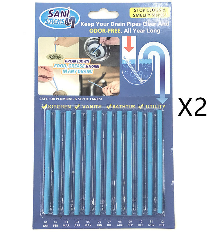 Pipeline Decontamination Sticks – Effective Drain Cleaner & Deodorizer