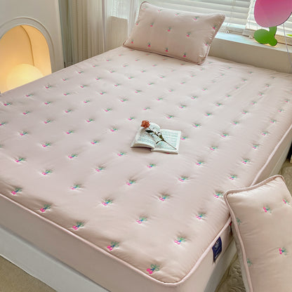 Maternal and Infant Grade Cotton Fitted Sheet – Single Piece for Simmons Mattress