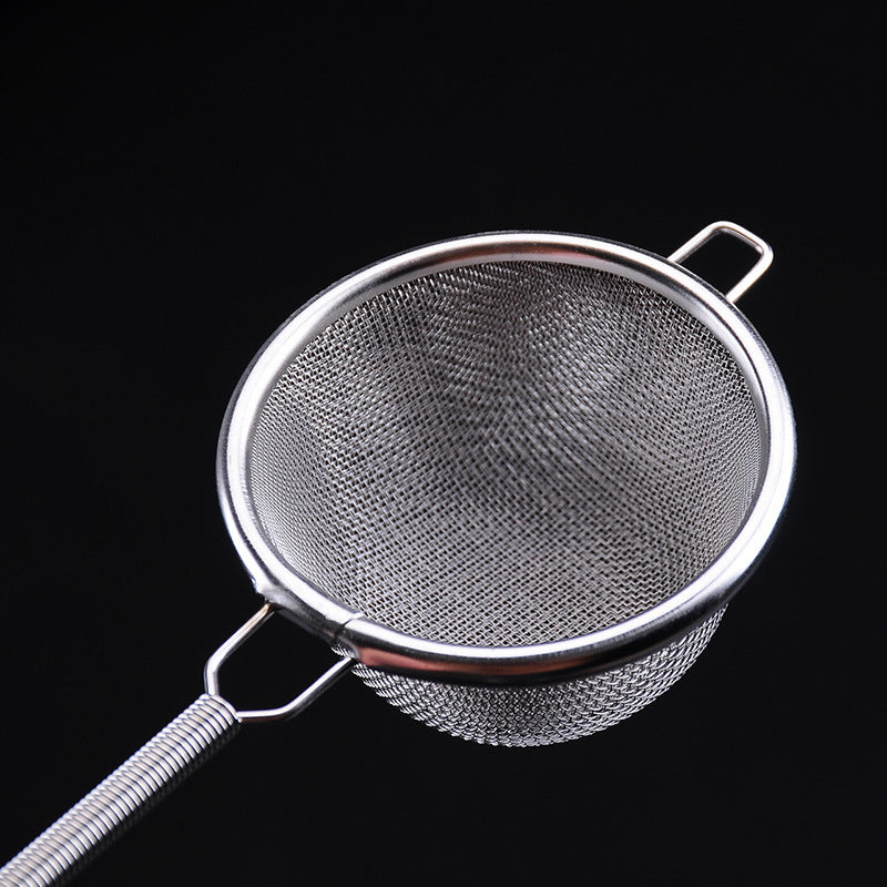 Double Stainless Steel Tea Drain Strainer – Compact and Durable Tea Filter