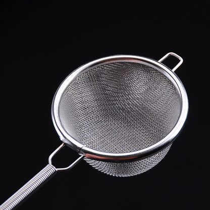 Double Stainless Steel Tea Drain Strainer – Compact and Durable Tea Filter