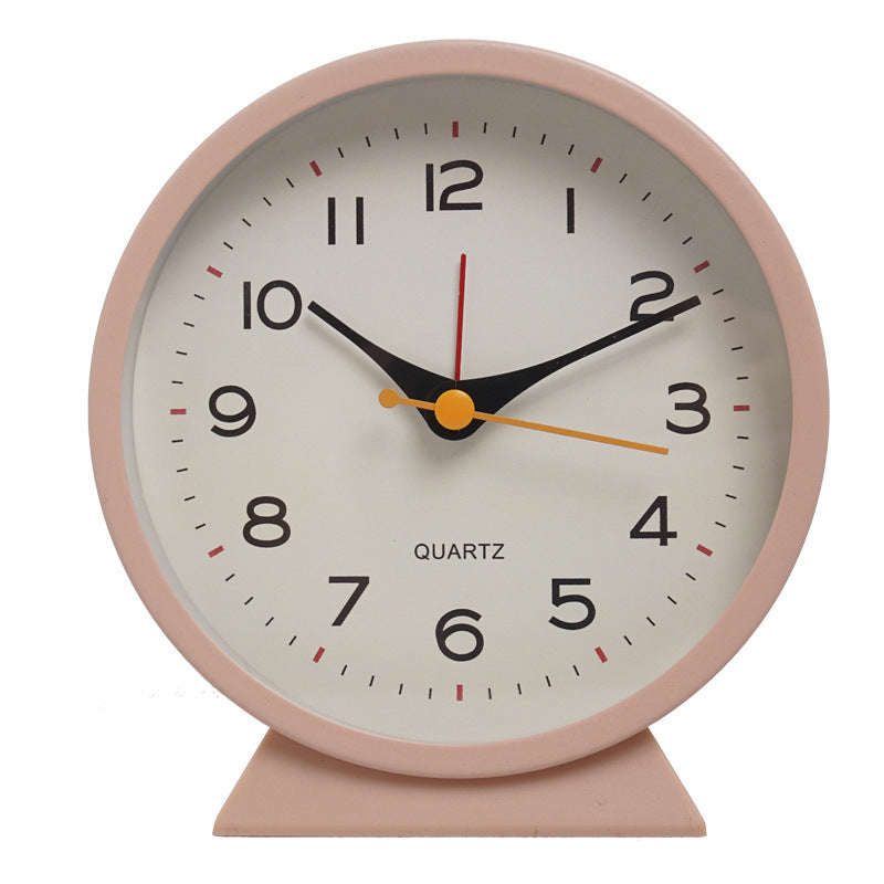 Modern Minimalist Metal Little Alarm Clock Creative