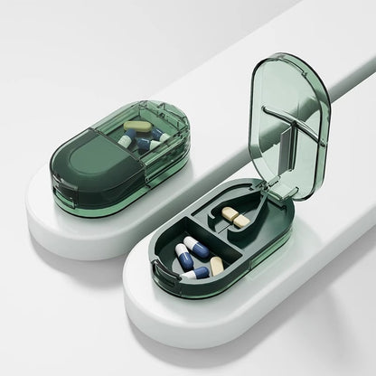 Home Portable Pill Cutter Dispenser Portable