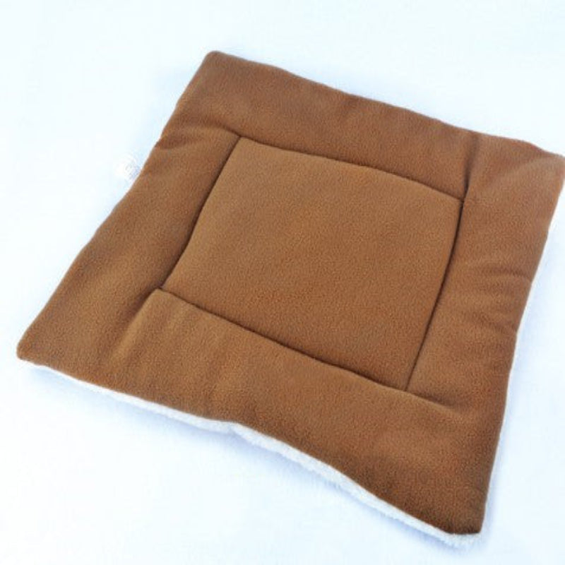 Brown cushion on a white background