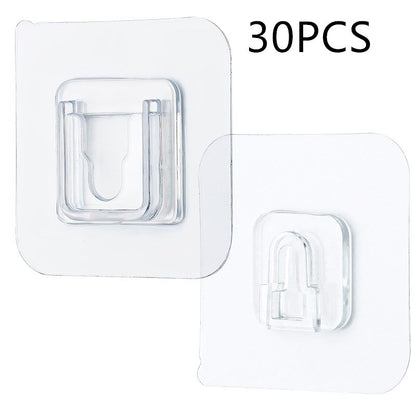 Punch-Free Mobile Fixed Socket Holder Rack Hook – Adhesive Wall-Mounted Organizer