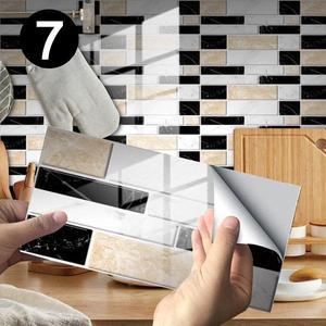 Marble Rock Crystal Tile Stickers Self-adhesive Wear-resistant Floor