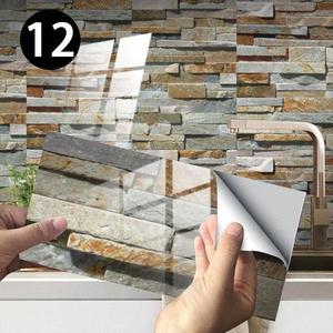 Marble Rock Crystal Tile Stickers Self-adhesive Wear-resistant Floor
