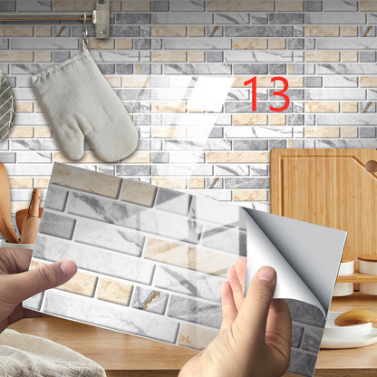 Marble Rock Crystal Tile Stickers Self-adhesive Wear-resistant Floor