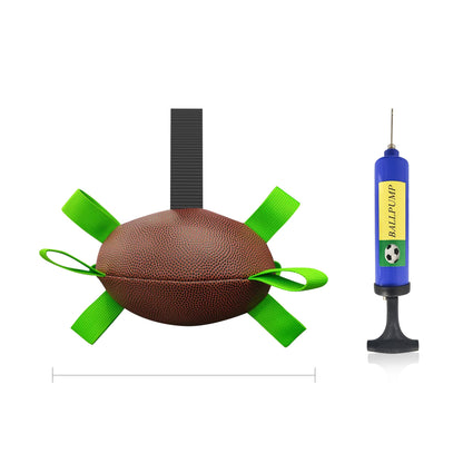 Interactive Dog Football Toy – Inflated Training Soccer Ball for Pets