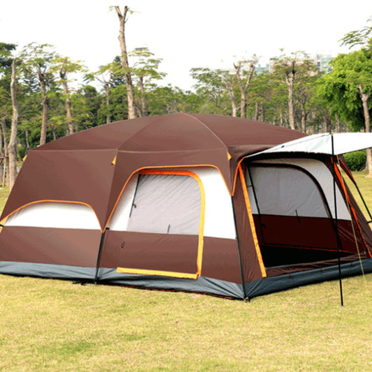 Outdoor Canopy Tent With Two Bedrooms
