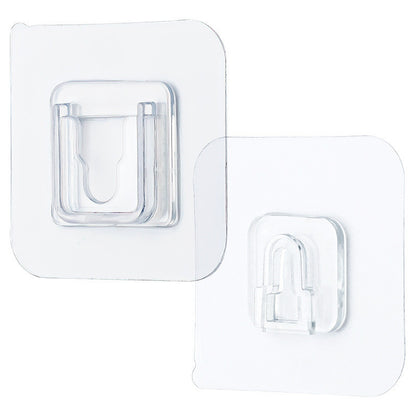 Punch-Free Mobile Fixed Socket Holder Rack Hook – Adhesive Wall-Mounted Organizer