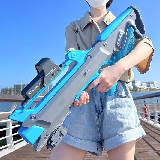 Electric Continuous Water Gun – Super-Large Rechargeable Water Spray Toy for Kids