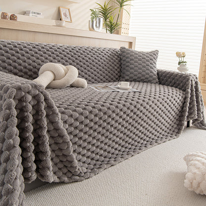 Cover Towel Plush Non-slip Sofa Cover