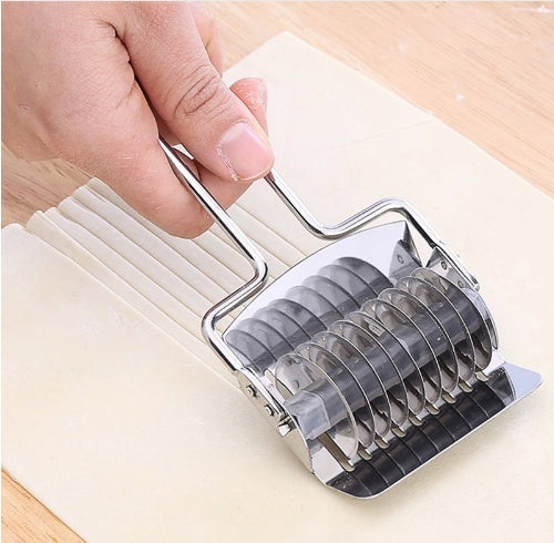 Stainless Steel Manual Pressing Machine – Multi-Function Noodle Maker & Vegetable Cutter