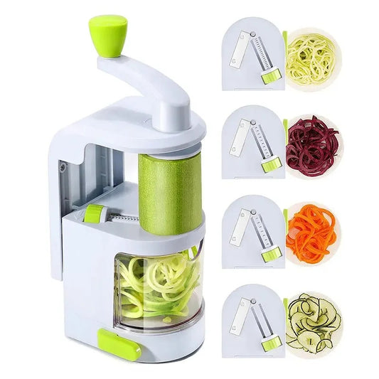 Vegetable Grater Potato Spiral Slicer – Multifunctional Whirlwind Fruit & Vegetable Spiral Machine Noodle Maker