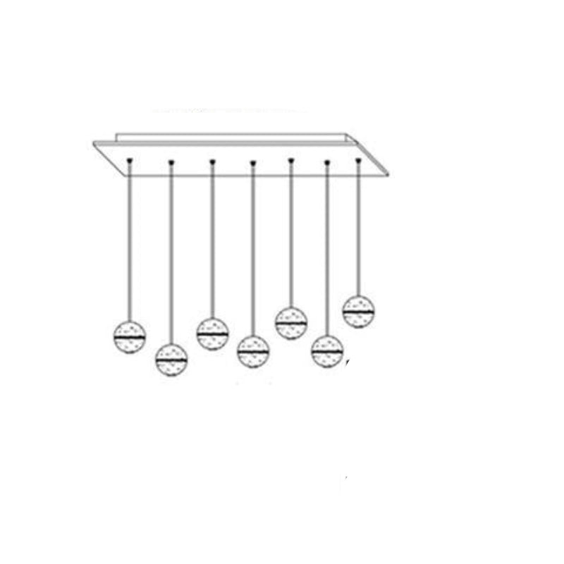 Diagram of a ceiling light fixture with dimensions and specifications on a white background