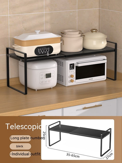 Kitchen Storage Retractable Cabinet Shelf – Multi-Purpose Detachable Organizer