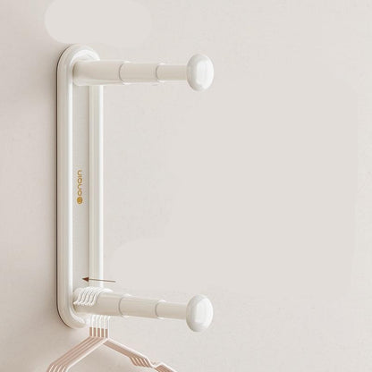 Retractable Hanger Storage Rack Punch-free