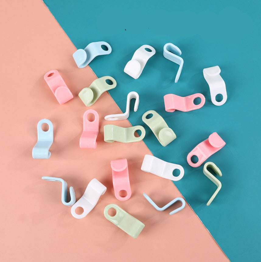 Colorful Solid Color Hanger Simple Home Hanger Connecting Hook