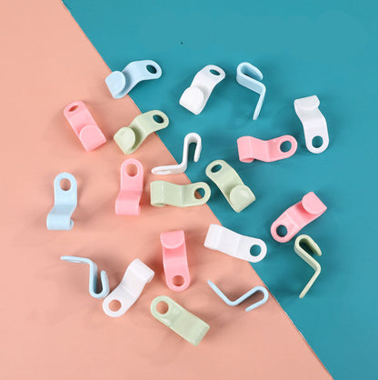 Colorful Solid Color Hanger Simple Home Hanger Connecting Hook