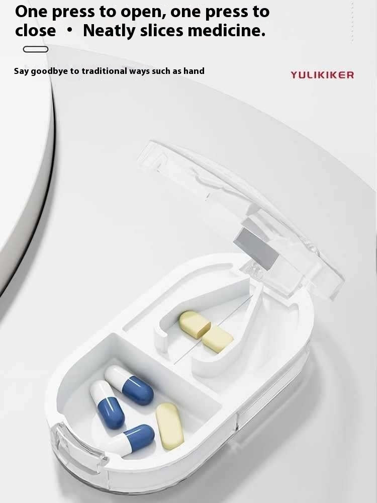 Home Portable Pill Cutter Dispenser Portable