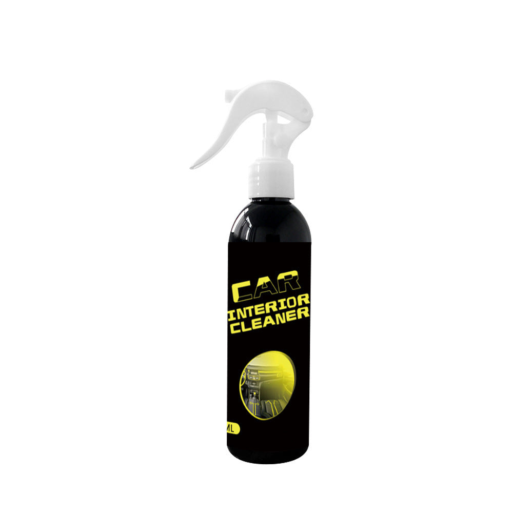 Spray bottle labeled 'Car Interior Cleaner' on a white background