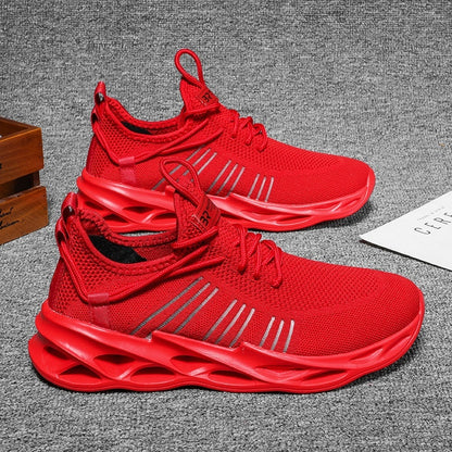 Men’s Lightweight Mesh Sports Shoes – Breathable Korean Style for Spring & Summer