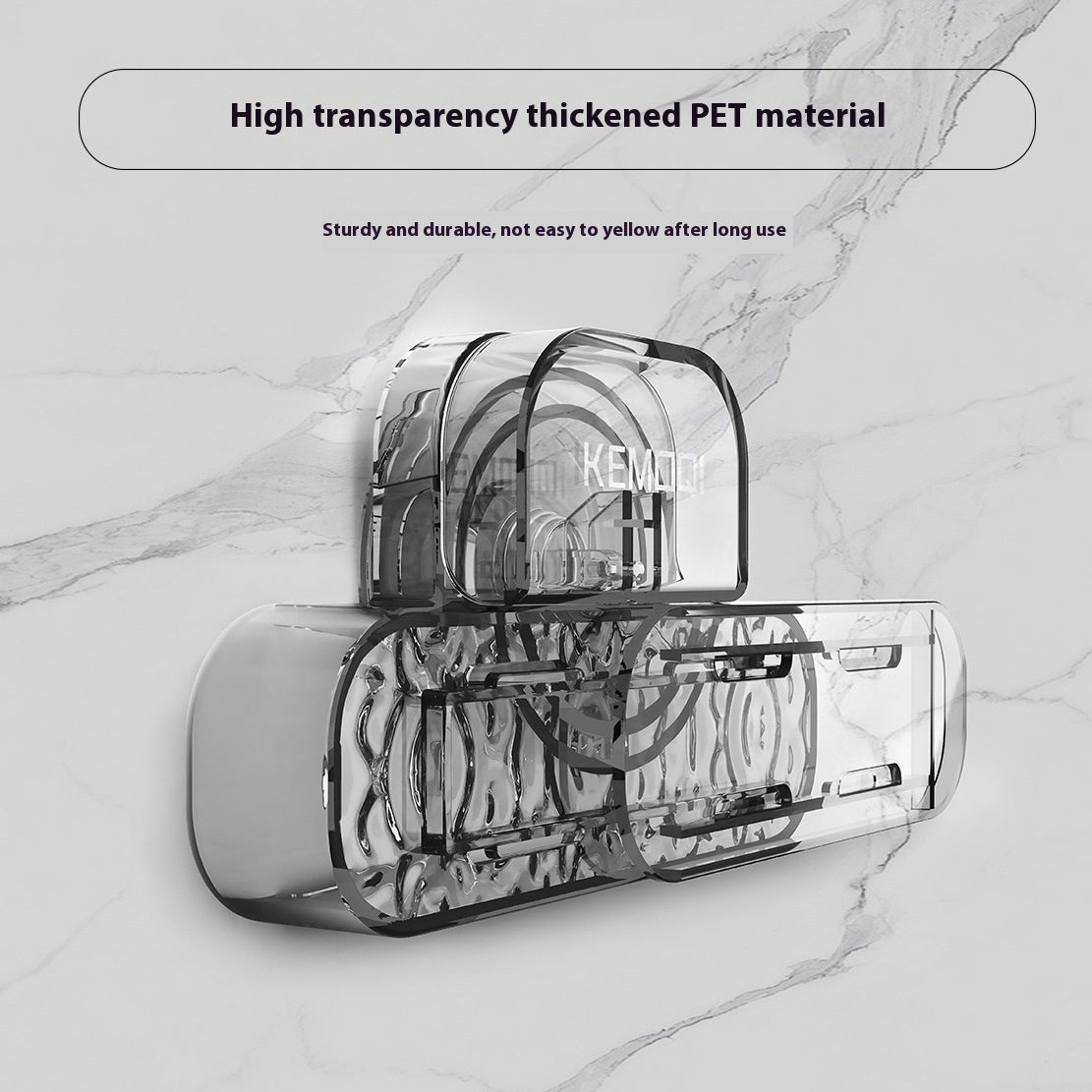 Suction Cup Power Strip Holder Water Ripple Power Strip Holder Punch-free Wall Hanging Multi-functional Socket Organizing Storage Rack