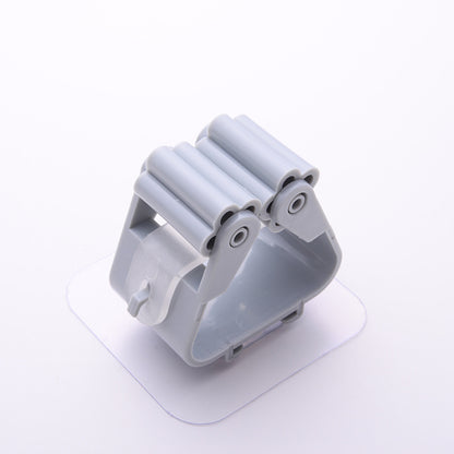 Nail-Free Mop Holder – Flexible Broom Hook and Card Holder Buckle
