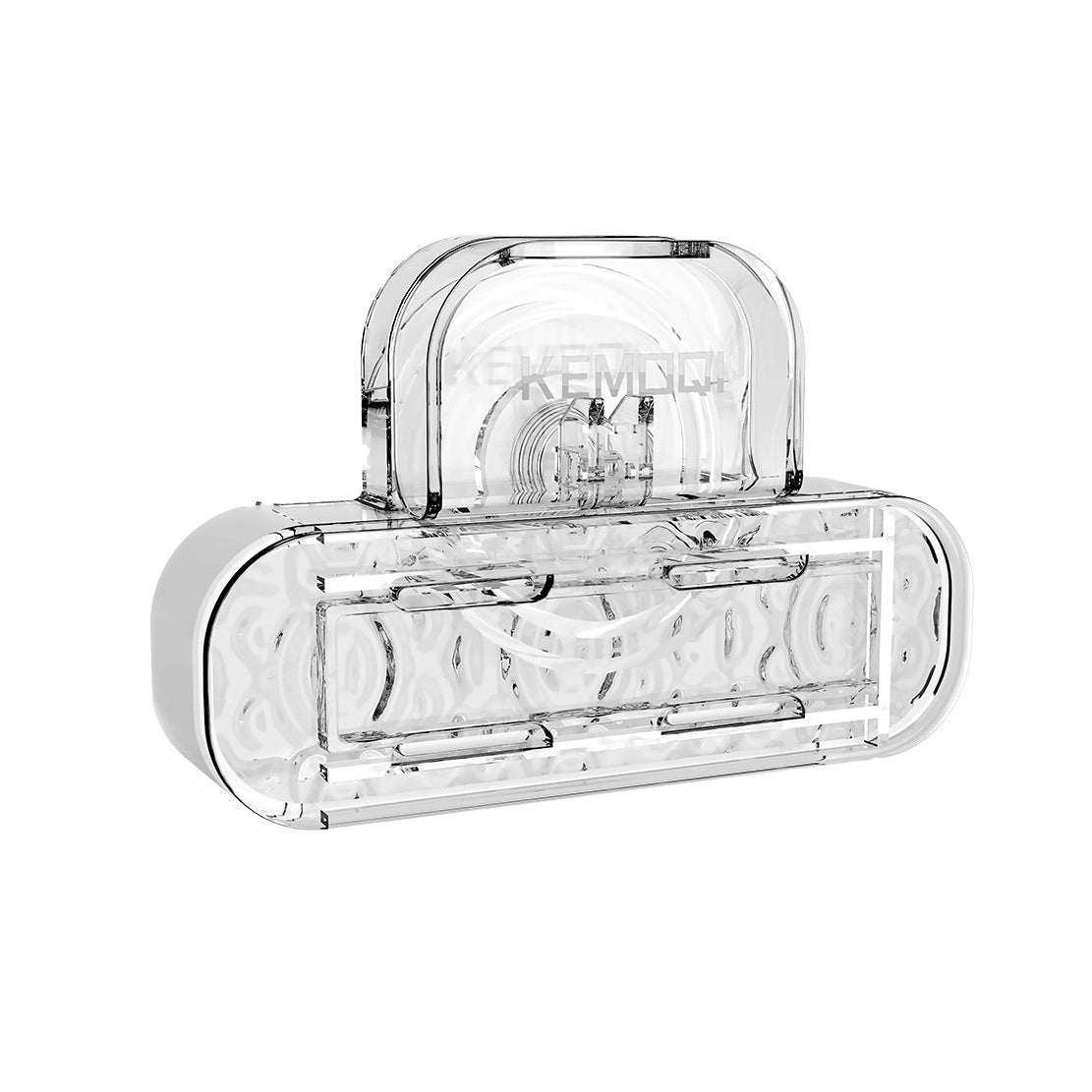 Suction Cup Power Strip Holder Water Ripple Power Strip Holder Punch-free Wall Hanging Multi-functional Socket Organizing Storage Rack