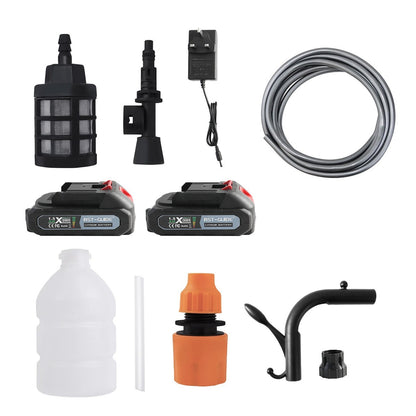 Cordless High-Power Pressure Washer – Portable Jet Wash Cleaner with 2 Batteries