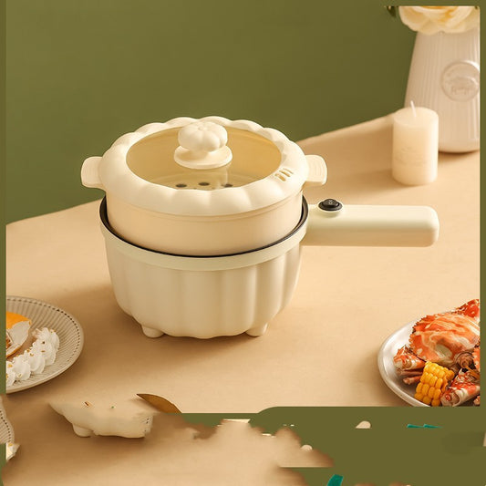 Small Steam Cooking Frying Pan – Mini Electric Hot Pot