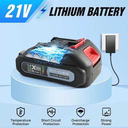 Cordless High-Power Pressure Washer – Portable Jet Wash Cleaner with 2 Batteries