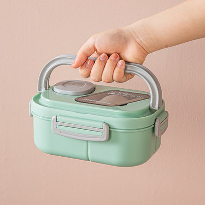 Convenient Insulated Lunch Box European-style Oval Seal