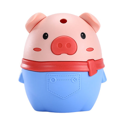 Creative Press-Type Toothpick Holder – Cartoon Pig Design