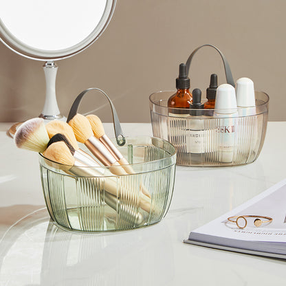 Wall-mounted Storage Basket With Adhesive Backing For Ginger And Garlic