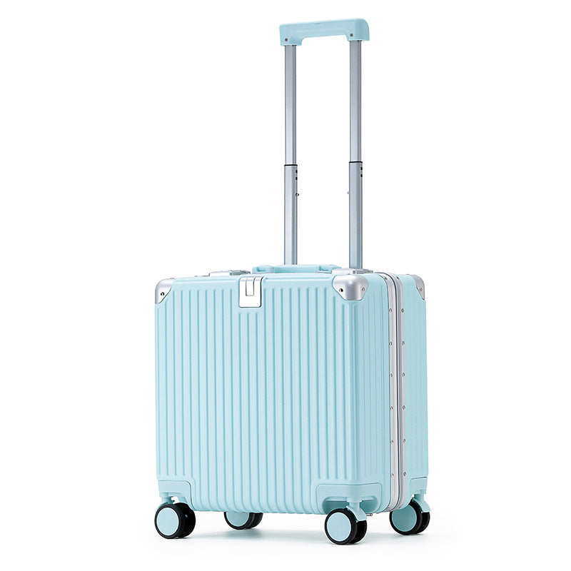 Multi-Functional 18-Inch Aluminum Frame Trolley Case - Perfect for Leisure Travel