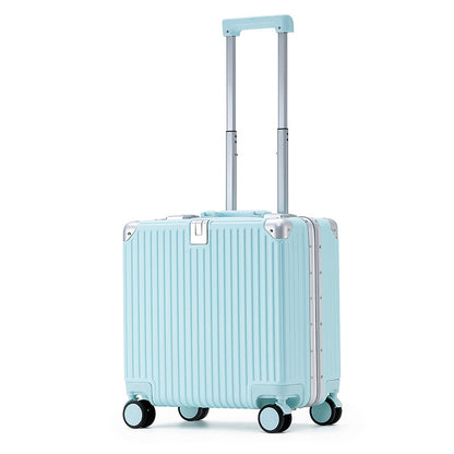 Multi-Functional 18-Inch Aluminum Frame Trolley Case - Perfect for Leisure Travel