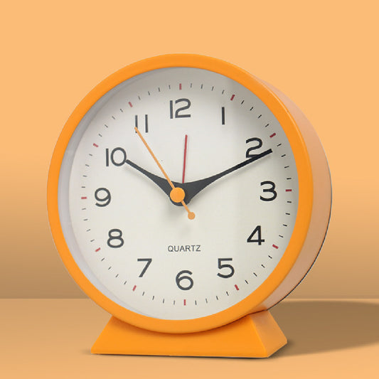 Modern Minimalist Metal Little Alarm Clock Creative