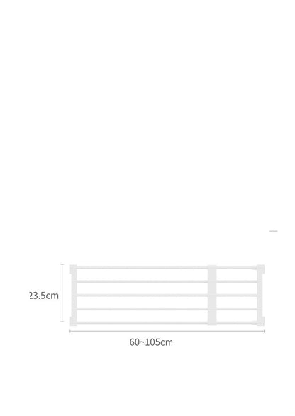 No Punching Wardrobe Layered Clapboard Cabinet Shoe Telescopic Finishing Rack