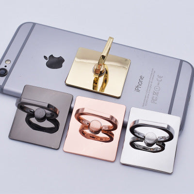 Metal ring button cell phone bracket new slacker mobile phone rack general support frame can be repeatedly made