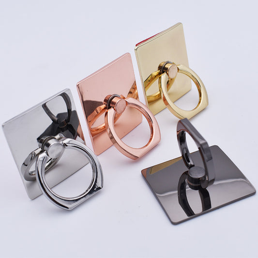 Metal ring button cell phone bracket new slacker mobile phone rack general support frame can be repeatedly made
