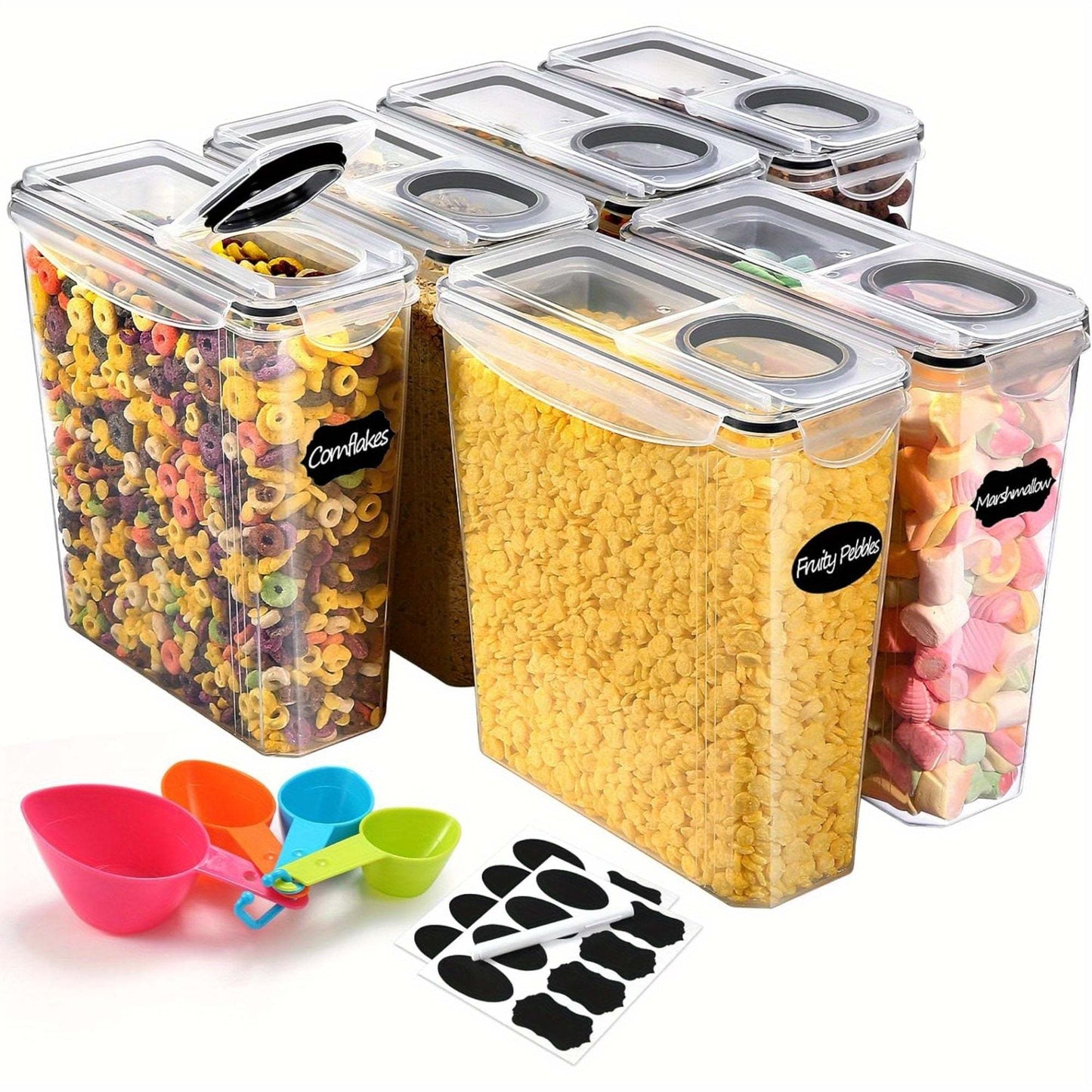 Rice Container Storage Sealed Tank – Rectangular Plastic Airtight Food Storage Buckets