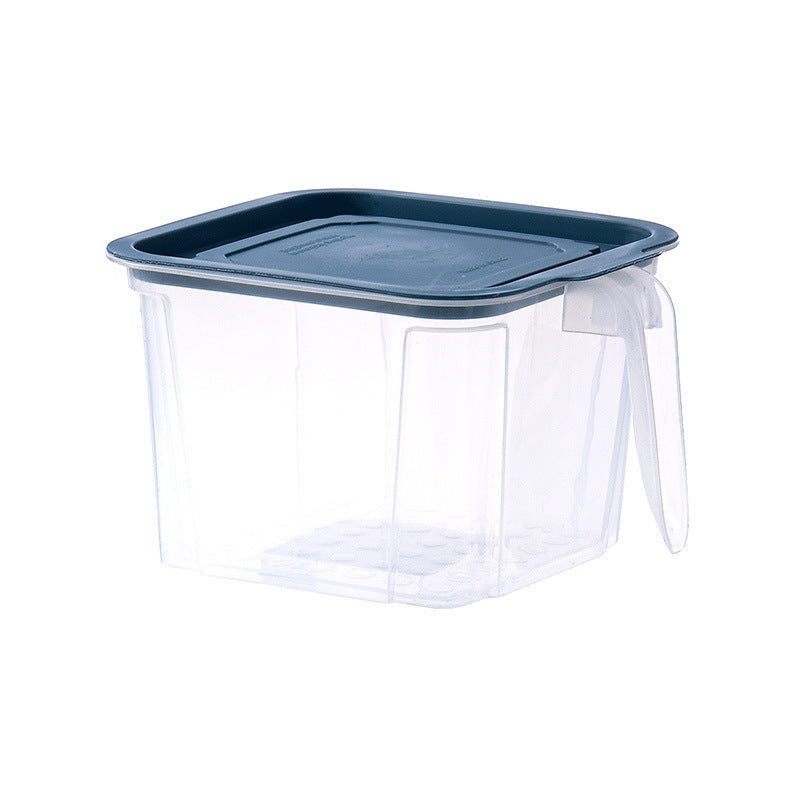 Refrigerator Transparent Plastic Crisper Storage Box – Double-Layer Fruit and Vegetable Drain Basket