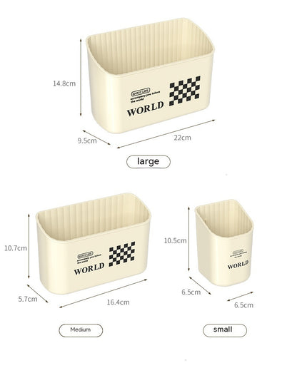 Magnetic Refrigerator Side Wall Hanging Storage Box – Cream Style Organizer