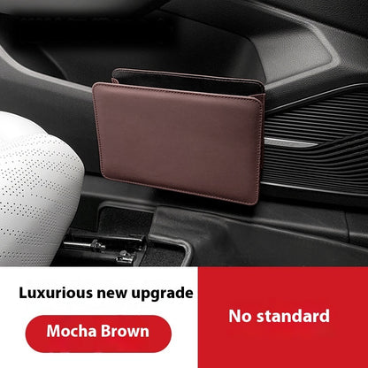 Car Door Hanging Leather Trash Container