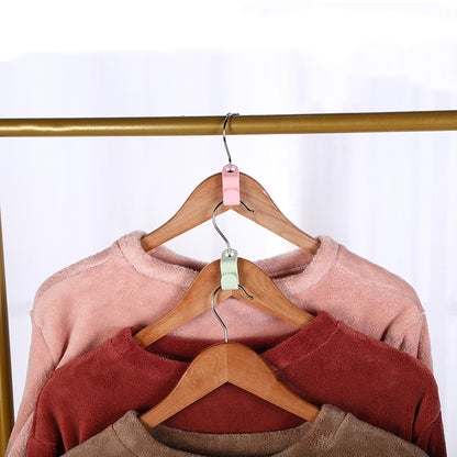 Colorful Solid Color Hanger Simple Home Hanger Connecting Hook