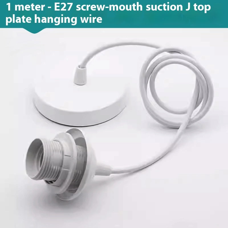 E Series Screw Fan Lamp – Smart Remote Control for Living Room and Bedroom