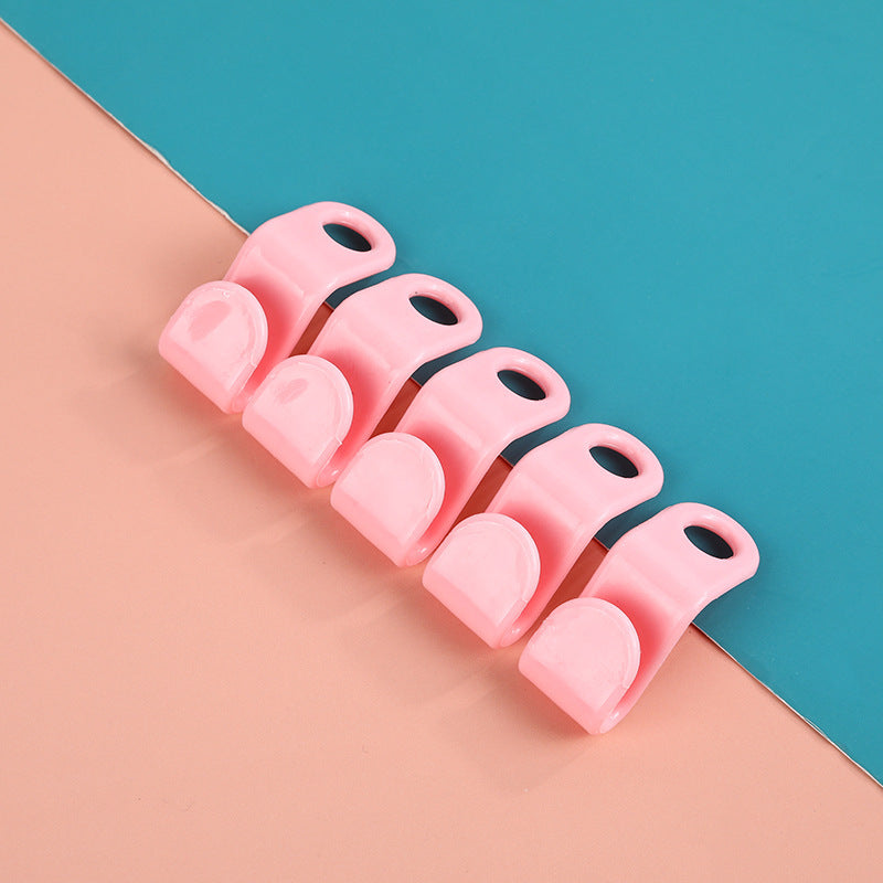 Colorful Solid Color Hanger Simple Home Hanger Connecting Hook